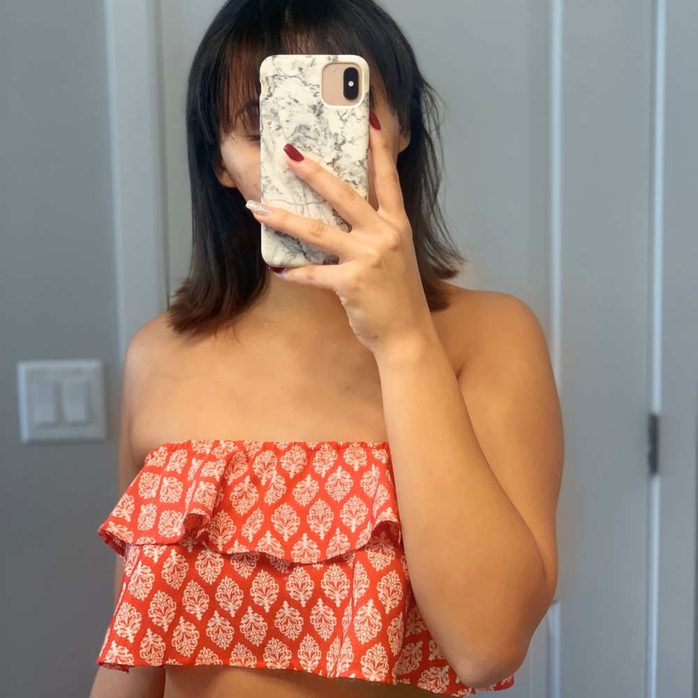 Love Tree Floral Crop Top